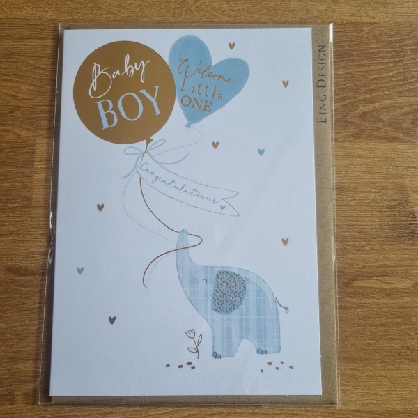 Baby Boy Greeting Card