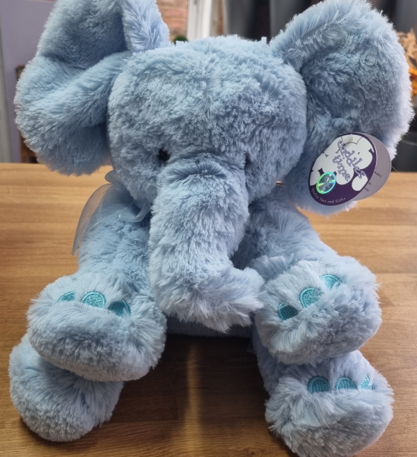 Blue Elephant soft toy
