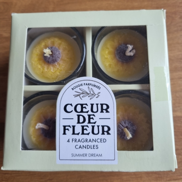 Flower candle gift set