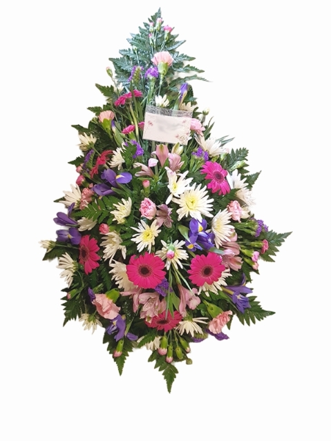 Pink, White & Purple Teardrop