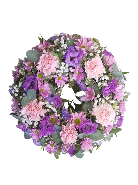 Pink & Purple Wreath